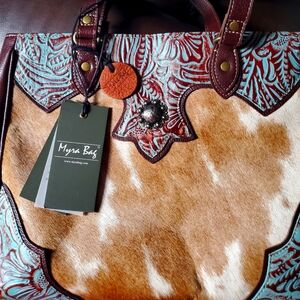 Myra Bag Leather Handbag